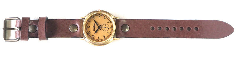 渡辺工房 手作り腕時計 “J.B.-SSP” ゴールド文字盤 [NW-JUM31SSP-G]