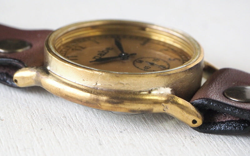 渡辺工房 手作り腕時計 “J.B.-SSP” ゴールド文字盤 [NW-JUM31SSP-G]