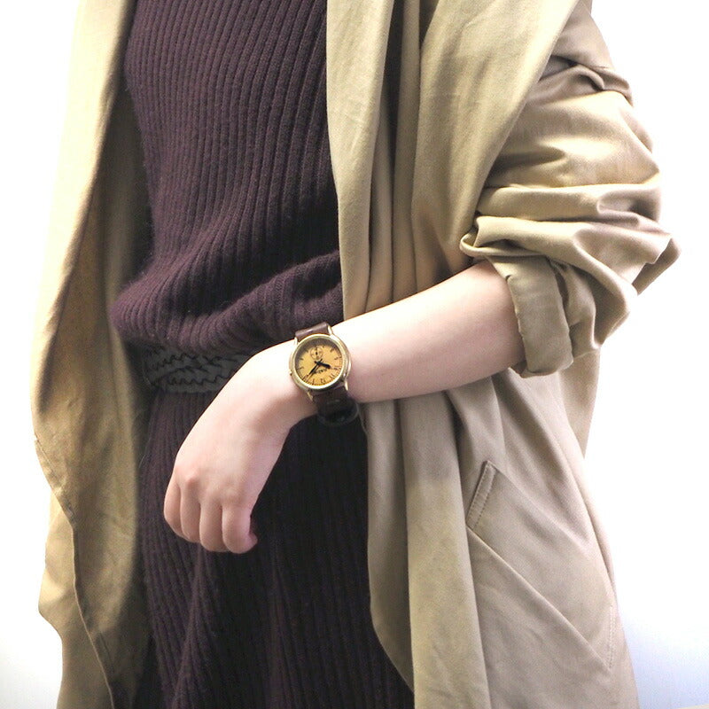 渡辺工房 手作り腕時計 “J.B.-SSP” ゴールド文字盤 [NW-JUM31SSP-G]