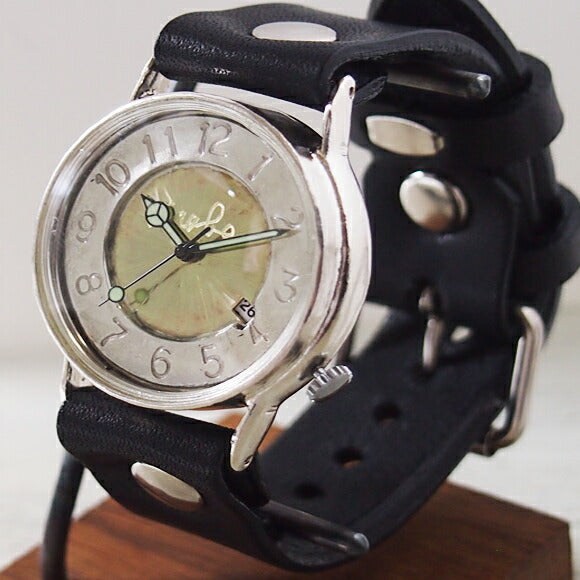 Watanabe Koubou Handmade Watch “JS2-DATE” Jumbo Silver with Date [NW-JUM31SV-DATE] 