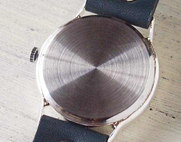 渡辺工房 手作り腕時計 “J.S.SUN&MOON” ジャンボシルバー [NW-JUM31SV-SM]