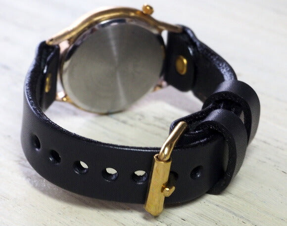 Watanabe Koubou 手工手錶 “JSB” Jumbo 黃銅 Bar Index 黑色 錶盤 [NW-JUM38-BR] 