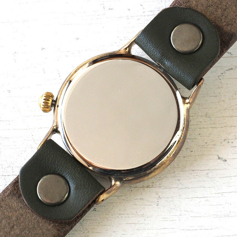 渡辺工房 手作り腕時計 “Crescent Moon-JB” ジャンボブラス [NW-JUM38-CM]