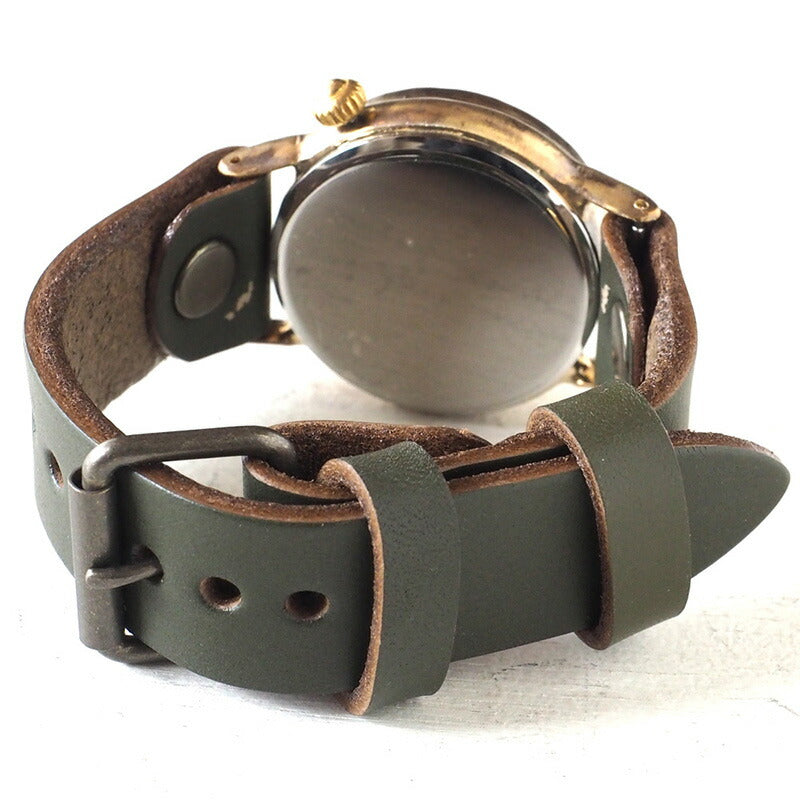 渡辺工房 手作り腕時計 “Crescent Moon-JB” ジャンボブラス [NW-JUM38-CM]