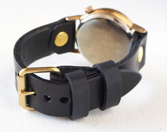 渡辺工房 手作り腕時計 ジャンボブラス “J.S.B.2” ブルー文字盤 [NW-JUM38B-BL]