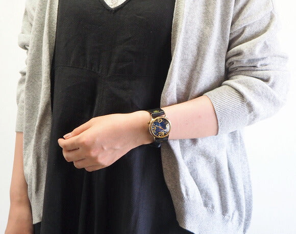 渡辺工房 手作り腕時計 ジャンボブラス “J.S.B.2” ブルー文字盤 [NW-JUM38B-BL]