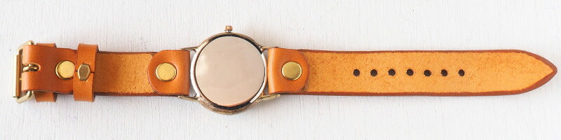 Watanabe Koubou Handmade Watch Jumbo Brass “JSB-Rev” Reverse Rotation [NW-JUM38REV] 