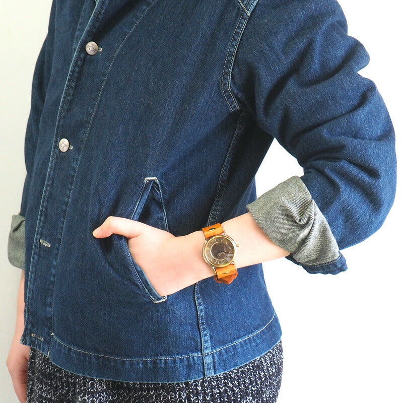 Watanabe Koubou Handmade Watch Jumbo Brass “JSB-Rev” Reverse Rotation [NW-JUM38REV] 