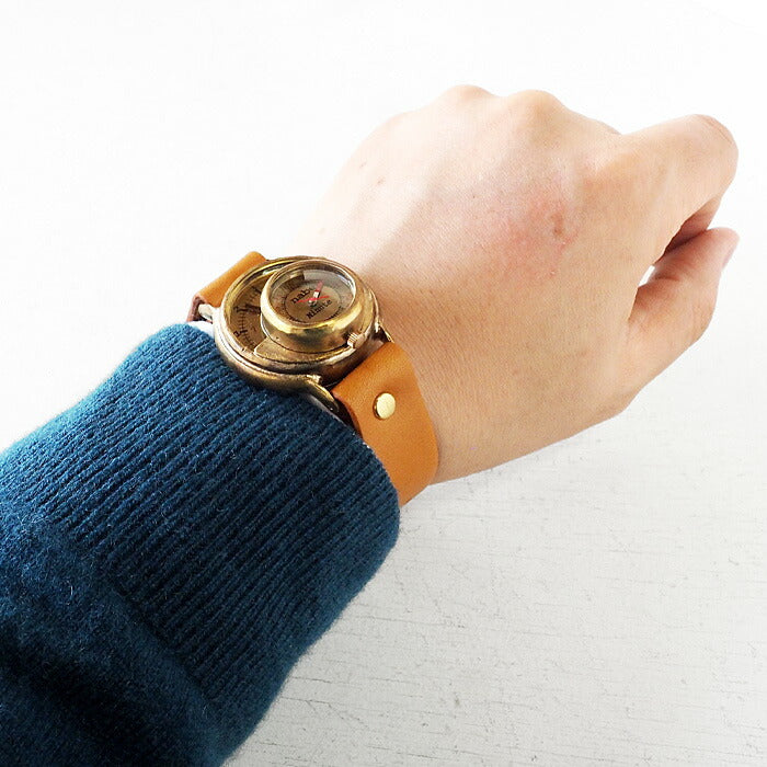 渡辺工房 手作り腕時計 “MASK2” ジャンボブラス [NW-JUM59B]