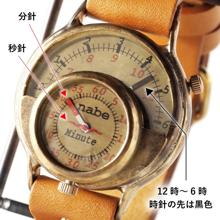 Watanabe Koubou Handmade Watch “MASK2” Jumbo Brass [NW-JUM59B] 