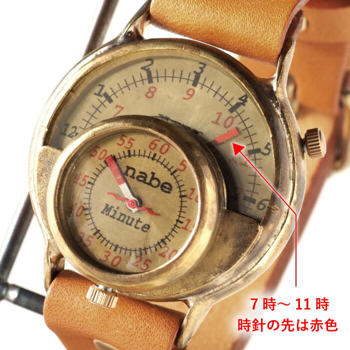 Watanabe Koubou Handmade Watch “MASK2” Jumbo Brass [NW-JUM59B] 