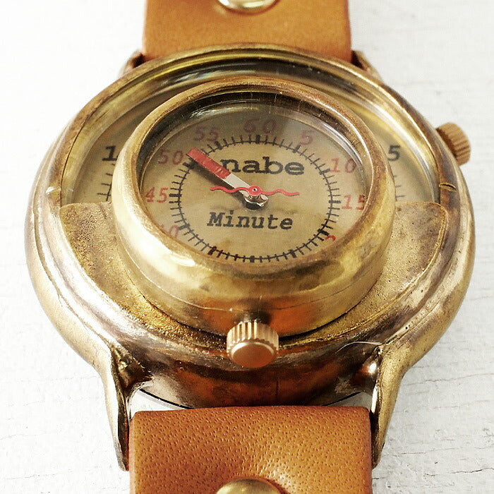 渡辺工房 手作り腕時計 “MASK2” ジャンボブラス [NW-JUM59B]