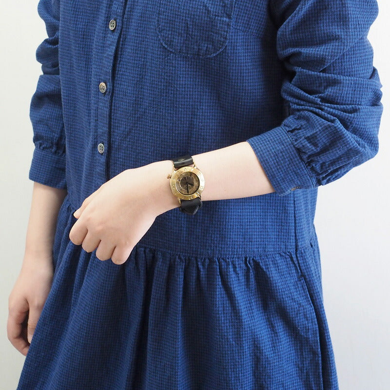 Watanabe Kobo handmade watch “Explore-JB2-DATE” with Jumbo Brass Date [NW-JUM65DATE] 