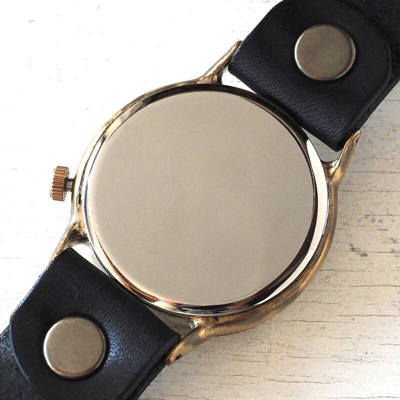 Watanabe Kobo handmade watch “Explore-JB2-DATE” with Jumbo Brass Date [NW-JUM65DATE] 