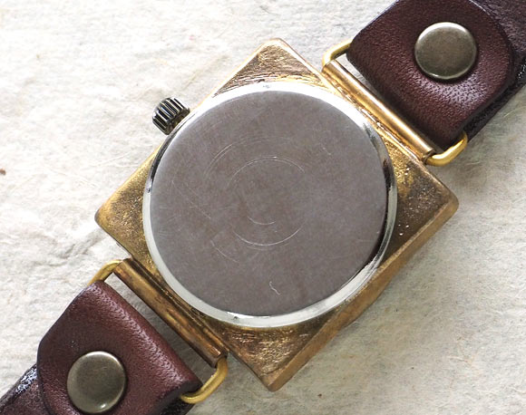 Watanabe workshop handmade watch "CUBE-JB3-SUN &amp; MOON" jumbo brass [NW-JUM94-SM] 