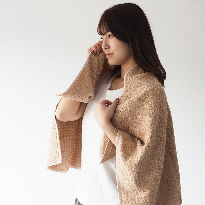 [2 colors] ORGANIC GARDEN Waffle Weave Bath Towel Imabari Towel Organic Cotton [TS-002-03] 