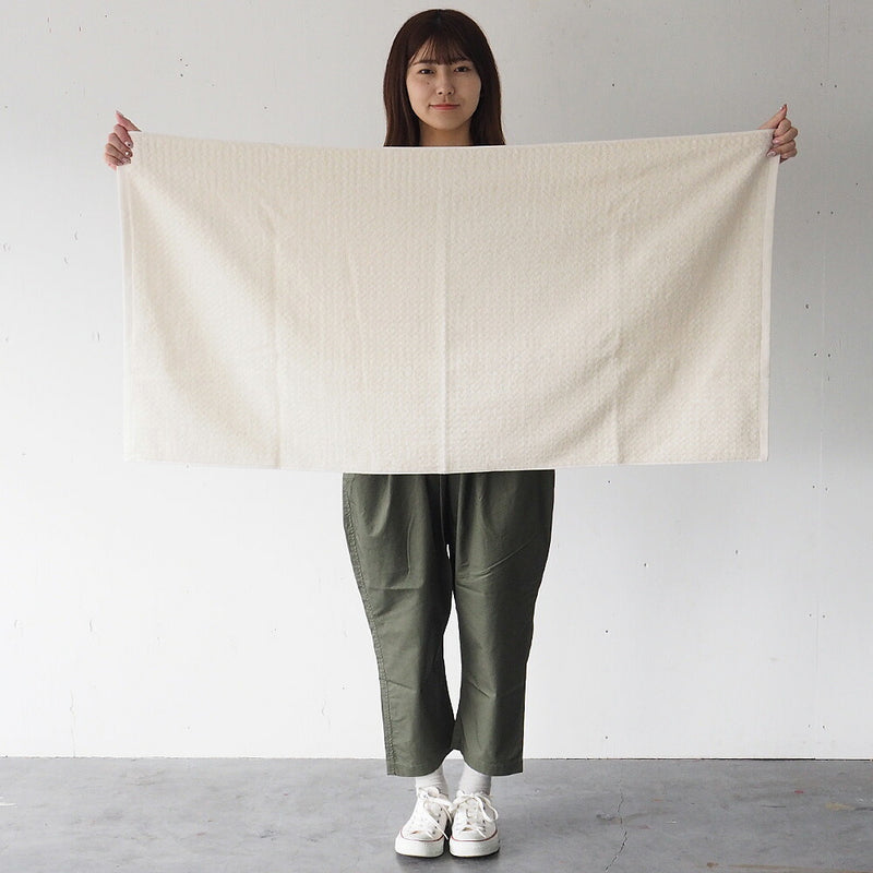 [2 colors] ORGANIC GARDEN Waffle Weave Bath Towel Imabari Towel Organic Cotton [TS-002-03] 