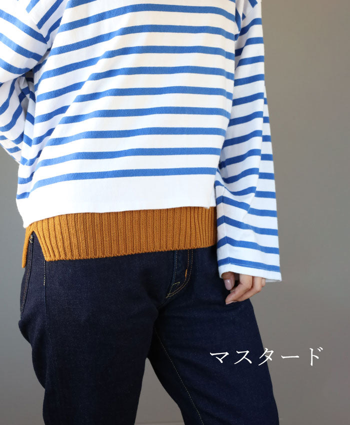 SAIFUKU(サイフク)226(つつむ) おなかをつつむ 重ね着風 見せるハラマキ Mサイズ ウール [ON-03-20002-00] レディース 新潟県 五泉市 五泉ニット ブランド