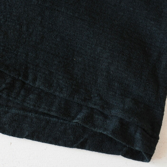 [Nekoposu Free Shipping] Hand Dyed Meya Hand Dyed Color Plain Loop-knitted Organic Cotton T-shirt Short Sleeve “Kenbokuro” Ladies [OT-KENBOU-LADIES] 