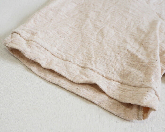 [Nekoposu free shipping] Hand-dyed fabric shop hanging knitting cotton sheeting organic cotton T-shirt short sleeve undyed generation ladies [OT-KIN-LADIES] 