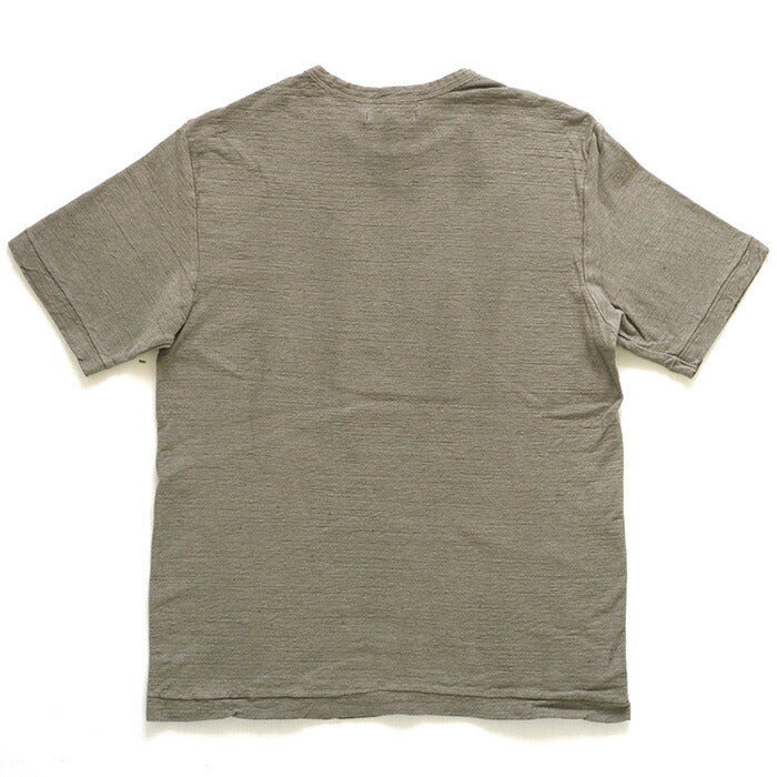 [Nekoposu free shipping] Hand dyed color plain loop loop organic cotton T-shirt short sleeves "Oitake color" ladies [OT-OIT-LADIES] 
