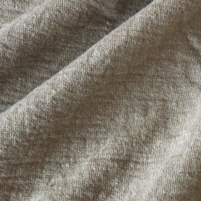 Hand-dyed plain color, loop-knit, organic cotton, short-sleeved T-shirt, "Oitake-iro" for women [OT-OIT-LADIES]