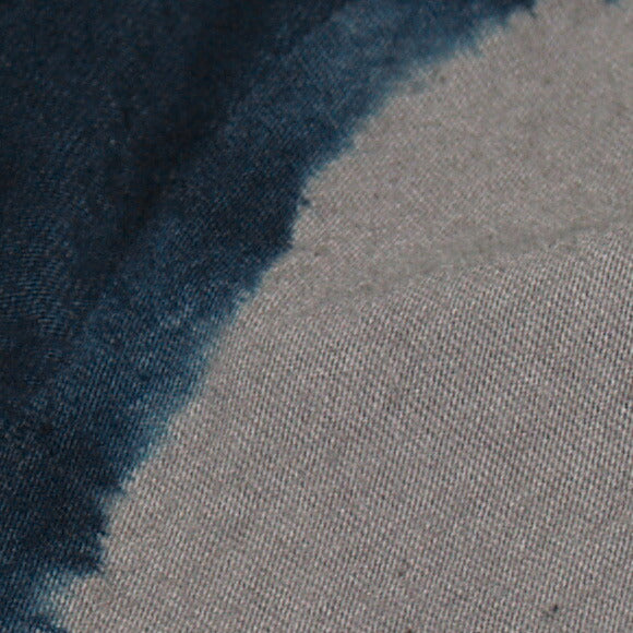 Hand-dyed Meya Tie-dye / Tie-dye Loop-knit Tenjiku Organic Cotton T-shirt Short-sleeved / Long-sleeved "Sleeve left" Men's / Women's [OT-SB02] 
