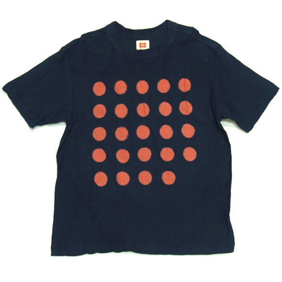 Hand-dyed Meya Tie-dye / Tie-dye Loop-knit Tenjiku Organic Cotton T-shirt Short-sleeved / Long-sleeved "Om's eyes" Men's / Women's [OT-SB15] 