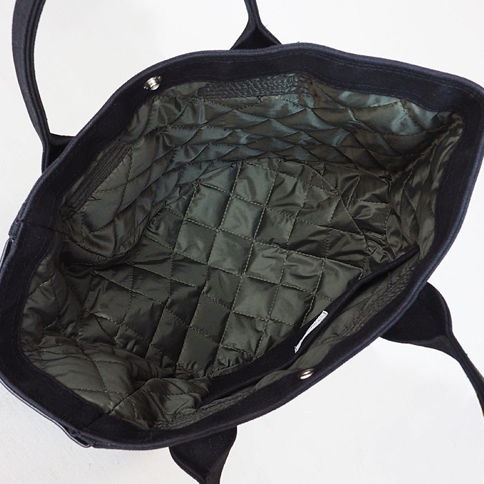 REAL STANDARD life Tote bag S size black “KT Luton HELMETBAG” Kurashiki canvas No. 9 x Tochigi leather [PA1435] 