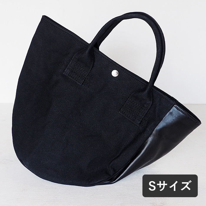 REAL STANDARD life (リアルスタンダードライフ) トートバッグ Sサイズ ブラック “KT Luton HELMETBAG” 倉敷帆布 9号 × 栃木レザー [PA1435]