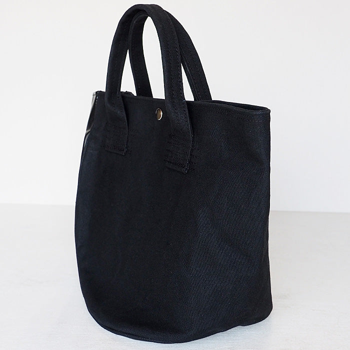 REAL STANDARD life (リアルスタンダードライフ) トートバッグ Sサイズ ブラック “KT Luton HELMETBAG” 倉敷帆布 9号 × 栃木レザー [PA1435]