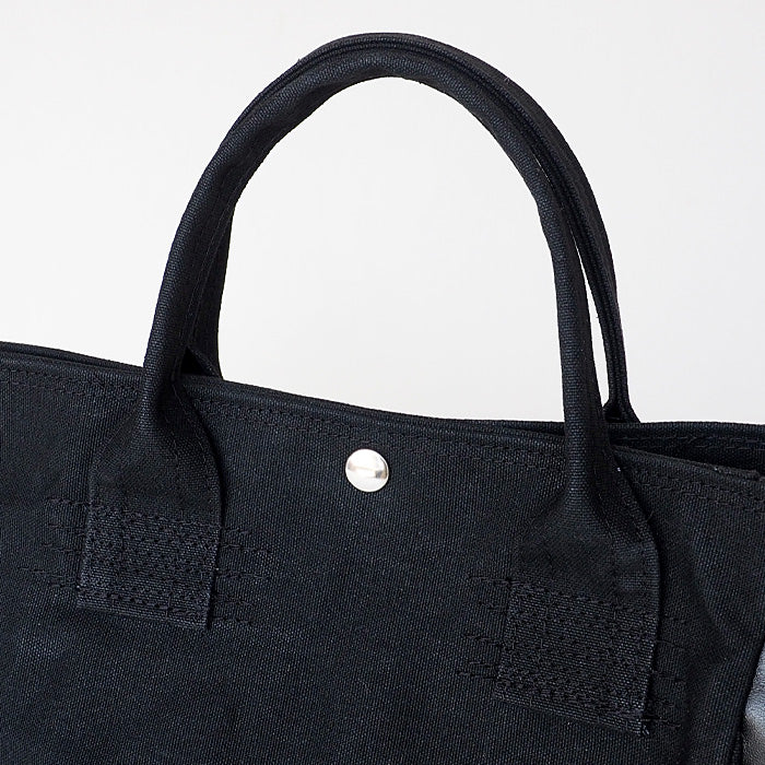 REAL STANDARD life (リアルスタンダードライフ) トートバッグ Sサイズ ブラック “KT Luton HELMETBAG” 倉敷帆布 9号 × 栃木レザー [PA1435]