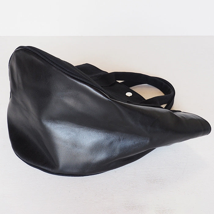 REAL STANDARD life (リアルスタンダードライフ) トートバッグ Sサイズ ブラック “KT Luton HELMETBAG” 倉敷帆布 9号 × 栃木レザー [PA1435]