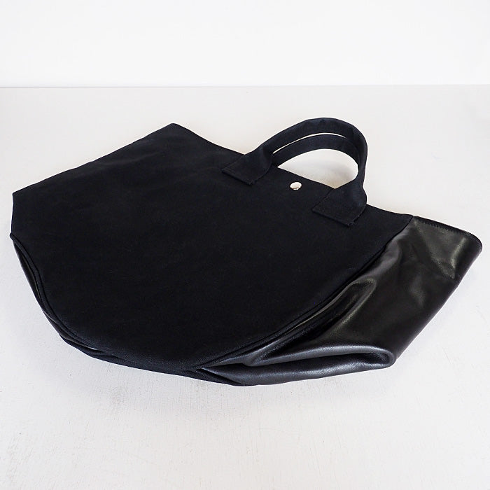 REAL STANDARD life tote bag L size black “TK Luton HELMETBAG” Kurashiki canvas No. 9 x Tochigi leather [PA1437] 