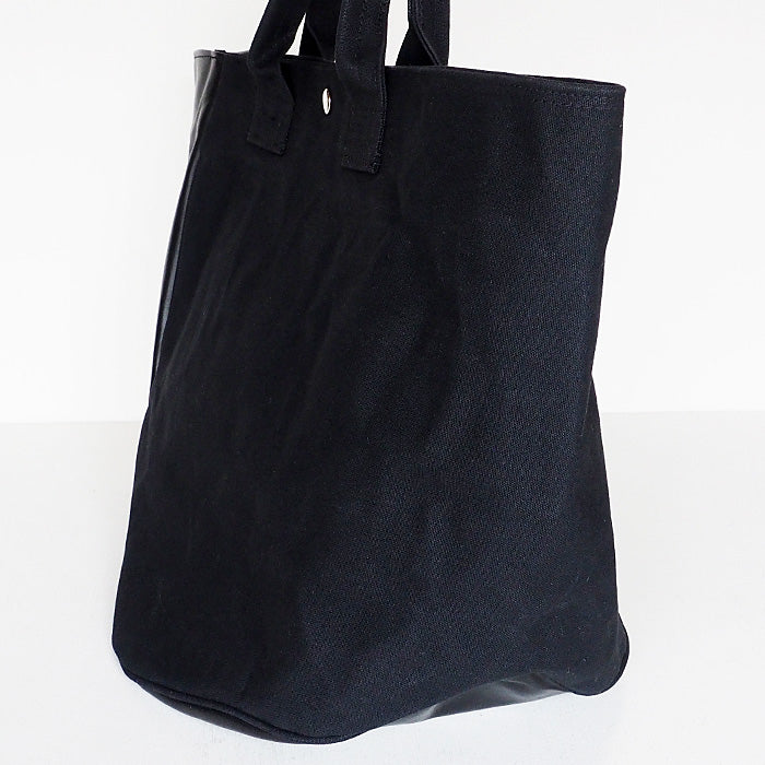 REAL STANDARD life tote bag L size black “TK Luton HELMETBAG” Kurashiki canvas No. 9 x Tochigi leather [PA1437] 