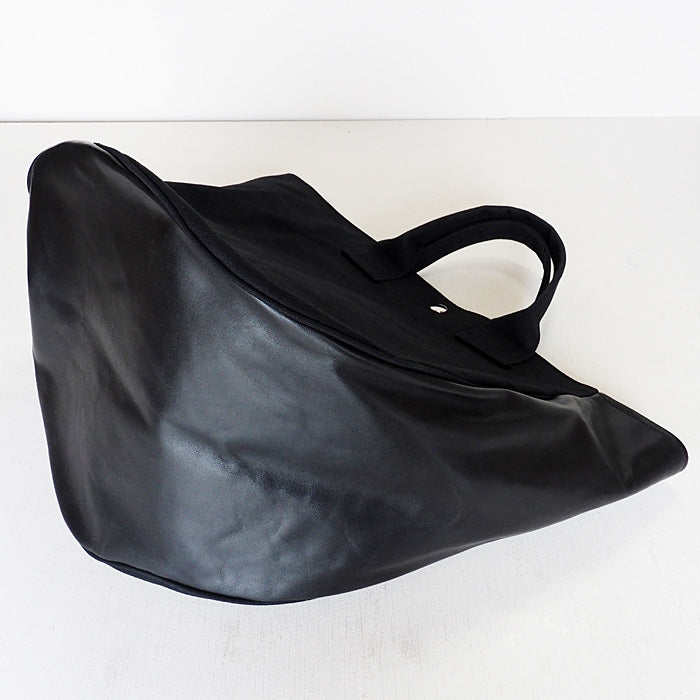 REAL STANDARD life tote bag L size black “TK Luton HELMETBAG” Kurashiki canvas No. 9 x Tochigi leather [PA1437] 