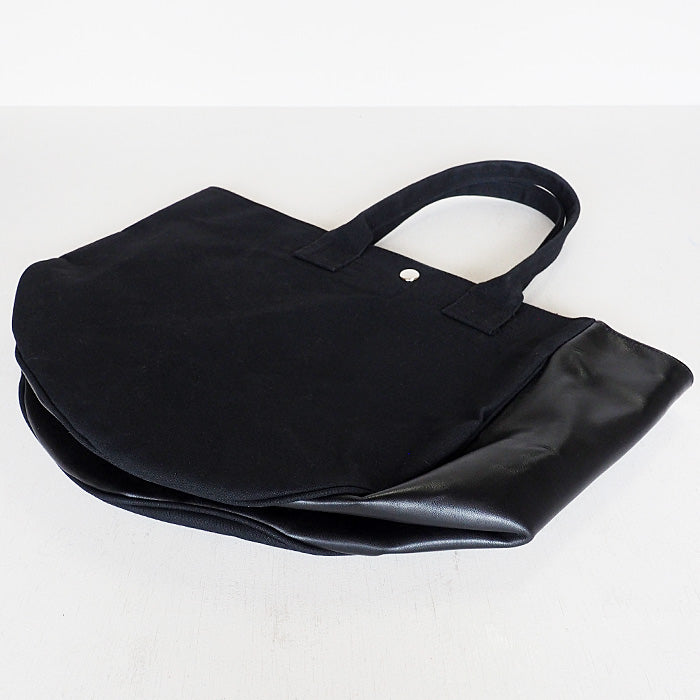 REAL STANDARD life shoulder tote bag M size black “TK Luton HELMETBAG” Kurashiki canvas No.9 x Tochigi leather [PA1438] 
