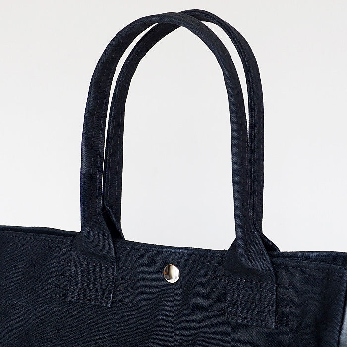 REAL STANDARD life shoulder tote bag M size black “TK Luton HELMETBAG” Kurashiki canvas No.9 x Tochigi leather [PA1438] 