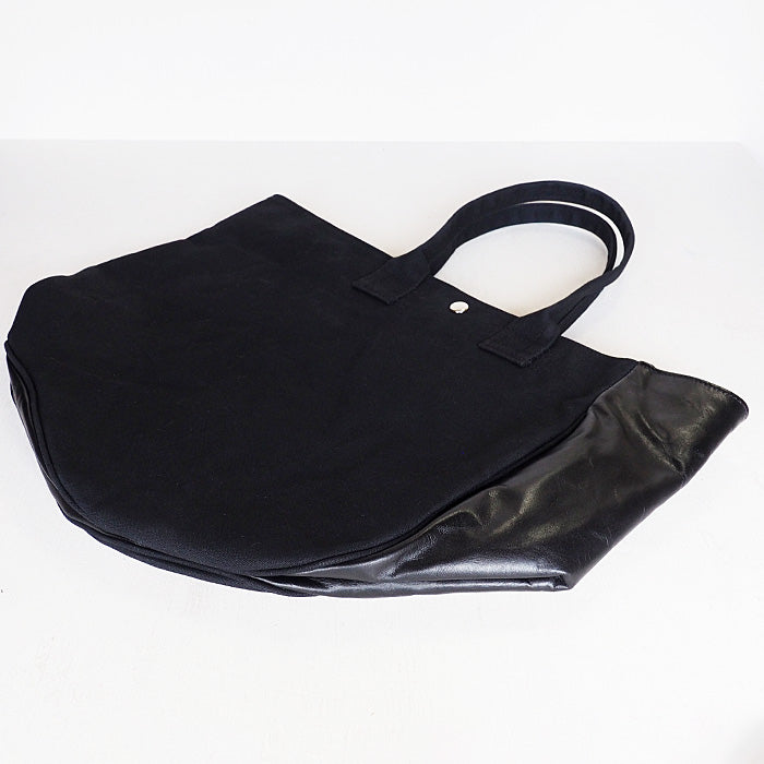 REAL STANDARD life shoulder tote bag L size black “TK Luton HELMETBAG” Kurashiki canvas No. 9 x Tochigi leather [PA1439] 