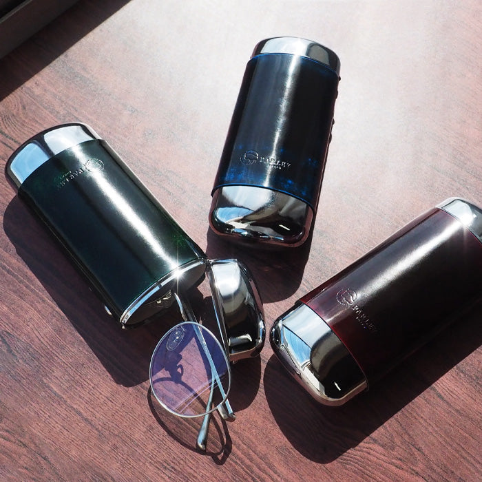 [3 colors] Leather workshop PARLEY Parley Classic glasses case [PC-03] 
