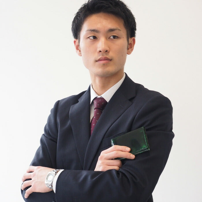 [3 colors] Leather workshop PARLEY “Parley Classic” business card holder premium [PC-04PM] 