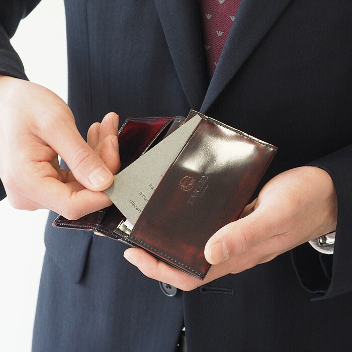 [3 colors] Leather workshop PARLEY “Parley Classic” business card holder premium [PC-04PM] 