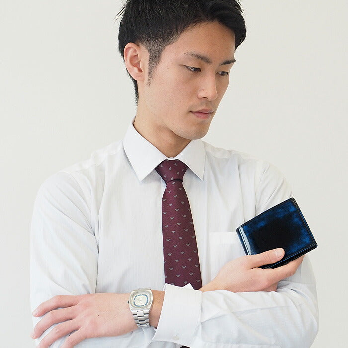 Leather Workshop PARLEY “Parley Classic” Bifold Wallet Premium Royal Blue [PC-05PM-BLUE]