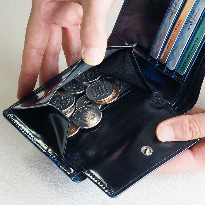 Leather Workshop PARLEY “Parley Classic” Bifold Wallet Premium Royal Blue [PC-05PM-BLUE]