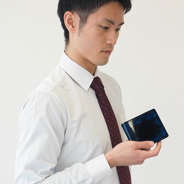 Leather Workshop PARLEY “Parley Classic” Bifold Wallet Premium Royal Blue [PC-05PM-BLUE]