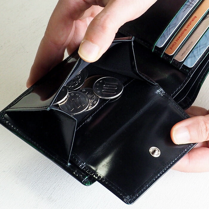 Leather Workshop PARLEY “Parley Classic” Bifold Wallet Premium Georgia Green [PC-05PM-GRN]