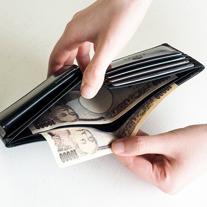 Leather Workshop PARLEY “Parley Classic” Bifold Wallet Premium Georgia Green [PC-05PM-GRN]