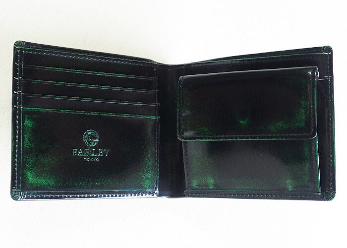 Leather Workshop PARLEY “Parley Classic” Bifold Wallet Premium Georgia Green [PC-05PM-GRN]