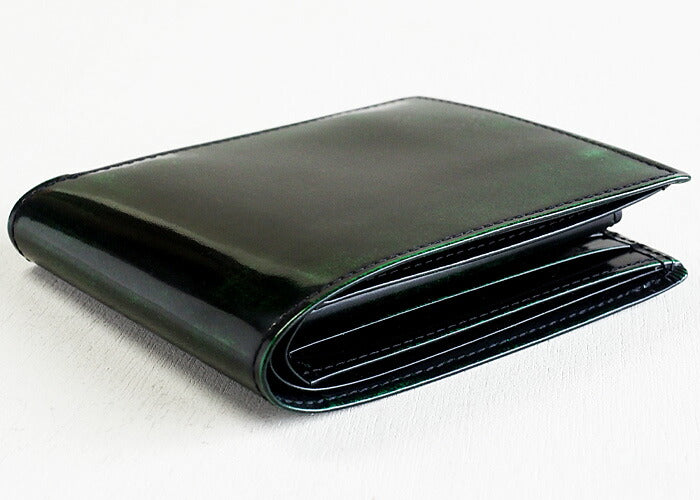 Leather Workshop PARLEY “Parley Classic” Bifold Wallet Premium Georgia Green [PC-05PM-GRN]