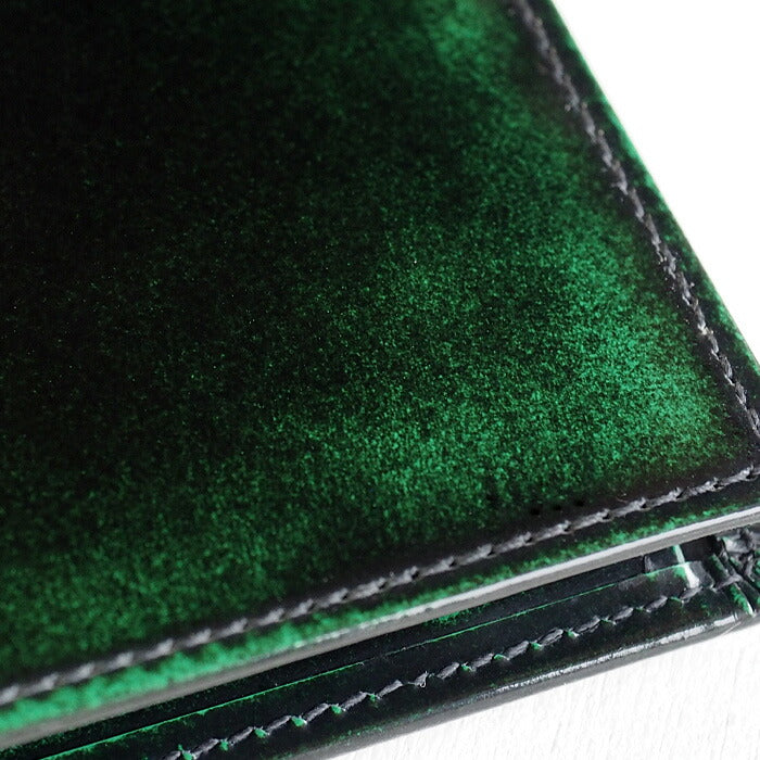 Leather Workshop PARLEY “Parley Classic” Bifold Wallet Premium Georgia Green [PC-05PM-GRN]